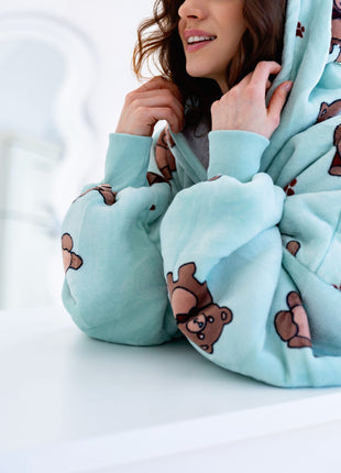 Bear Hoodie Blanket