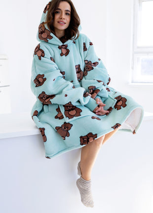 Bear Hoodie Blanket