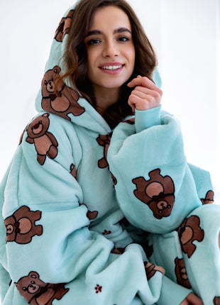 Bear Hoodie Blanket
