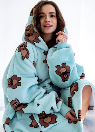 Bear Hoodie Blanket