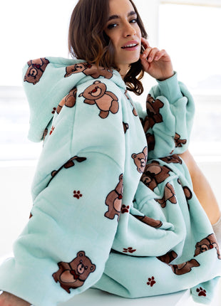 Bear Hoodie Blanket
