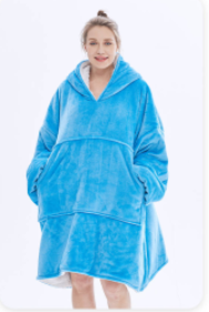 Blue Hoodie Blanket