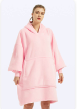 Pink Hoodie Blanket