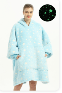 Magic Luminous Hoodie Blanket